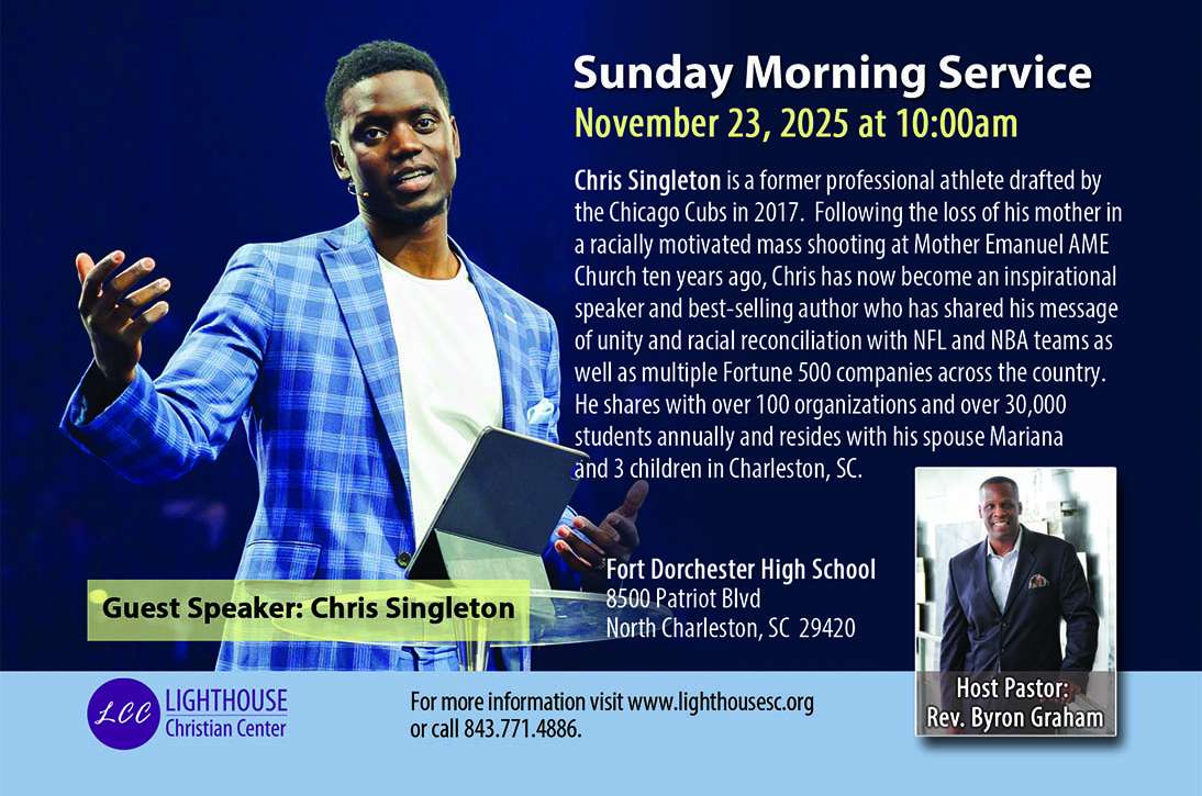 Sunday Morning Service - Guest Speaker: Chris Singleton flyer